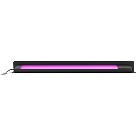 Spot mural linéaire Philips Hue noir – Éclairage blanc et couleur – 1400 lm – Dimmable – Compatible Google Assistant et Alexa