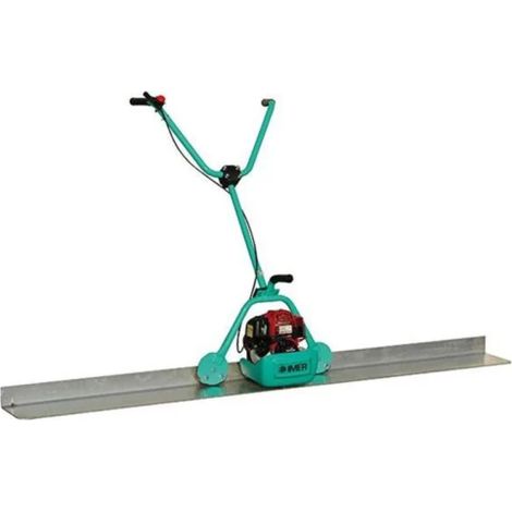 Imer – Règle vibrante Honda GX25 3 m – Moteur essence 4 temps – Poids 23 kg – Force de frappe 7000 vibrations/min