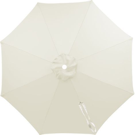 Replacement cover for 2.5m parasol – Waterproof – UV protection – Suitable for 8-rib parasols – Beige (1/5)