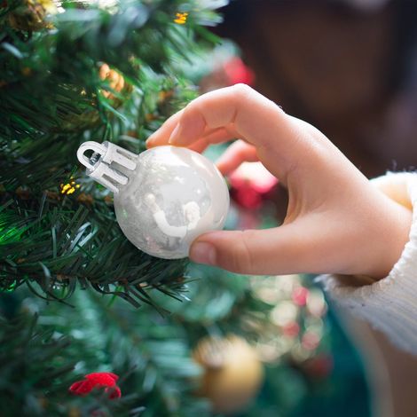 Christbaumkugeln set 96 stuck kunststoffornamente