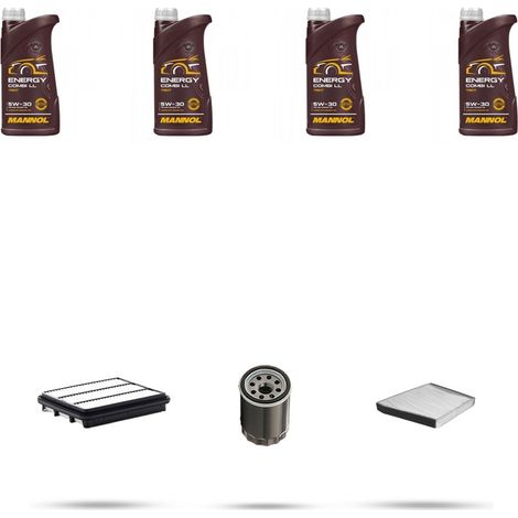 Kit tagliando 3 FILTRI e 4L OLIO compatibile con Suzuki Liana 1.6 16v 78kw dal 2002 (1/4)