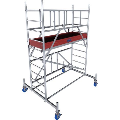 Krause Faltgerüst MONTO ProTec XS Aluminium 3,80 m Baugerüst (1/2)