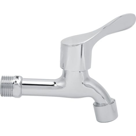 Elegante Wasserarmatur aus Chrom-Zink-Legierung – G1/2 Zoll – Für Bad & Küche – Zeitloses Design – Langlebig & korrosionsbeständig