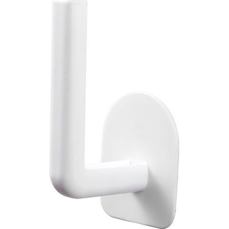 Étagère de cuisine murale sans perçage, support multifonction pour planche à découper, crochet de rangement pour tasses mural de salle de bain, blanc, lot de 2 (1/5)