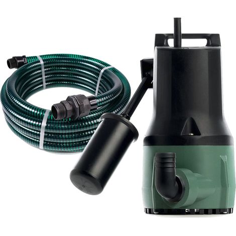 DAB Nova 300 M-A mit Ablaufschlauch 7 Meter - Tauchpumpe - 13.000 L/Std. - 350W - Korngröße 10 mm - Mit Schwimmer - Förderhöhe 7,2 m - Tauchwasserpumpe