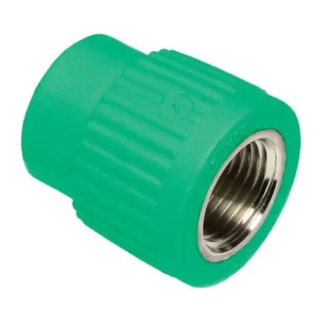 Raccordo diritto in ppr filettato femmina serie tigris green Ø90x3" WAVIN