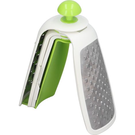 Gemüseschneider 4-in-1, multifunktional, Edelstahl, tragbar, leicht, einfach zu bedienen, Gemüseschneider, Grün (1/5)