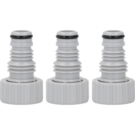 Adaptateur de vanne de vidange P05347, tuyau en plastique, accessoires de piscine, filetage intérieur G3/4, 3 pièces (1/5)
