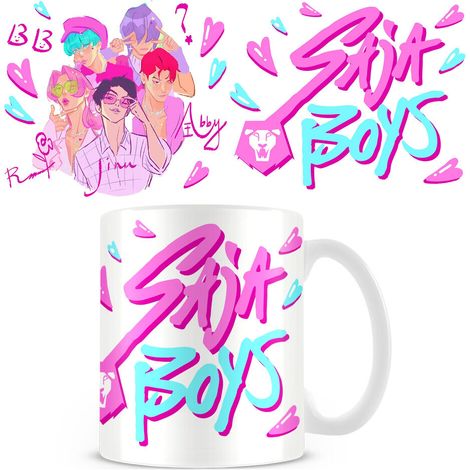 Taza Saja Boys KPop Demon Hunters 325ml