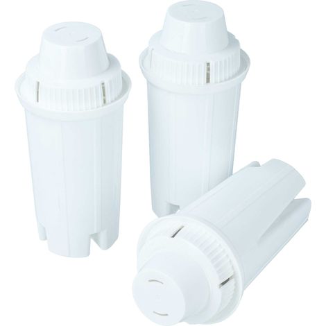 vhbw 3x filtro dell'acqua compatibile con Zanussi ZCOF636X macchina da caffè automatica, macchinetta per espresso - bianco (1/4)