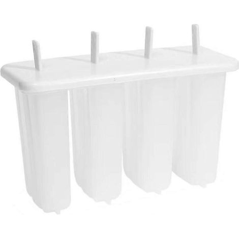 Moule à glace à 4 compartiments pour bâtonnets glacés, moule à glaçons DIY, bac à glaçons, ustensiles de cuisine (1/5)