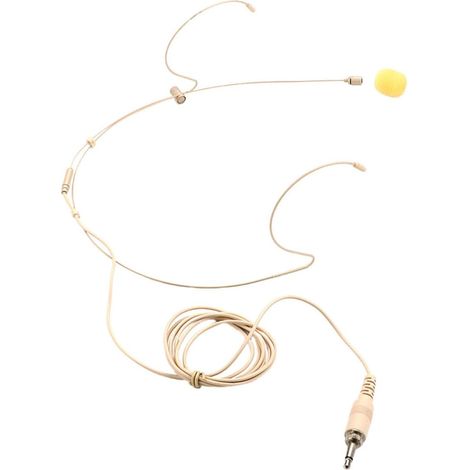 Écouteurs Qualité Sonore Supérieure Audio Beige avec Micro Suspendu, Design Confortable avec Crochet d'oreille pour Chanteurs et Performances sur Scène (1/5)