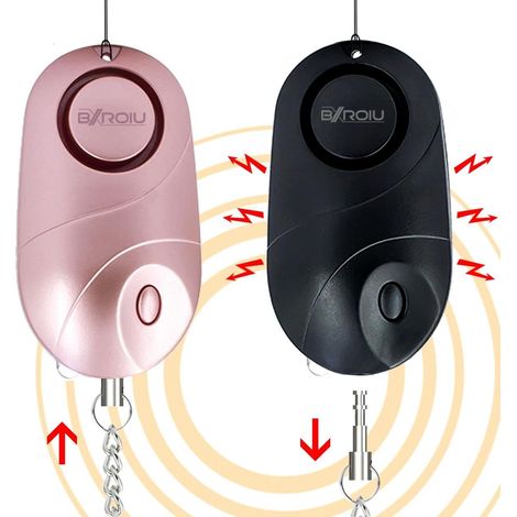 Alarme Personnelle - Sirène 140 dB - Lampe LED Intégrée - Pour Sécurité Urbaine et Outdoor - 1 Pièce (1/5)