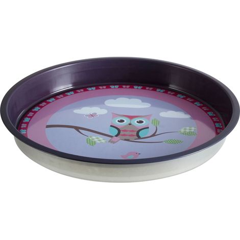 Interiors by Premier Practical Happy Owls Serving Tray, Versatile Large Serving Plate, Spill Resitant Dinner Tray For Kitchen (1/4)