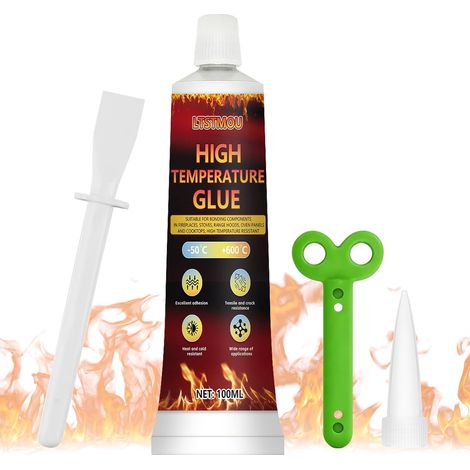 Silicone Haute Temperature, Colle Haute Température, Mastic Refractaire (1/5)
