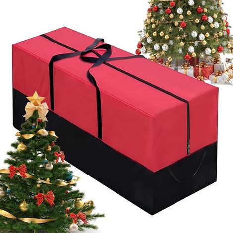 Bolsa de almacenamiento de tela Oxford，Caja de almacenamiento con cremallera，Impermeable y resistente a la suciedad，165 x 38 x 76 cm (1/5)