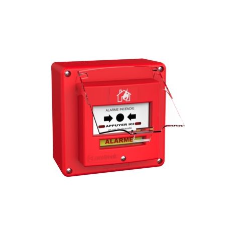 Déclencheur manuel radio étanche avec capot – NEUTRONIC 5713R1C-RF3