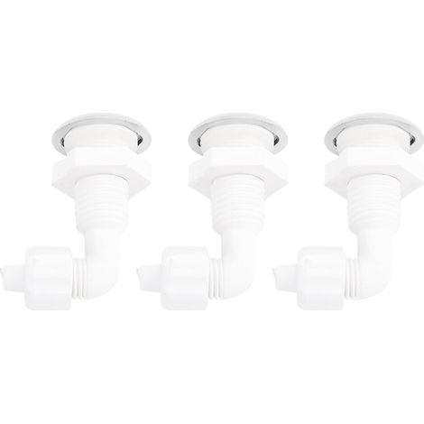 APEX Lot de 3 buses d'air Twisting Bow Bulle d'air en PVC robuste Buse de massage à jet d'air pour piscine