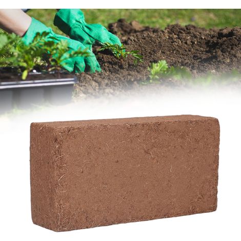 Granulés de micronutriments organiques en brique de fibre de coco compressée, terreau pour la plantation de légumes et de fleurs (1/5)