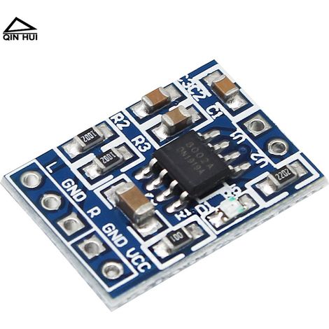 Mini-Lautsprecherverstärkermodul, 3-Watt-Lautsprecherverstärkerplatine, Modifikationsteile für Lautsprecher-Motherboards (1/4)