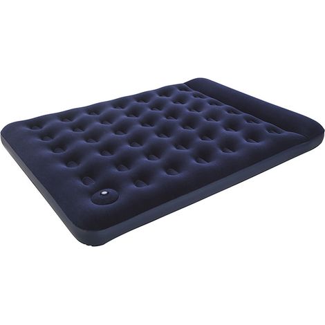 Bestway Doppelluftmatratze mit Fußpumpe 203x152x28 cm Aufblasbar und Camping 67226