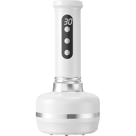 Appareil anti-cellulite pour les jambes, ventouses réglables, appareil électrique vibrant pour le remodelage corporel (abdomen, jambes, taille) (blanc) (1/5)