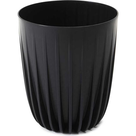 Maceta reciclable ECO despojada negra (1/5)
