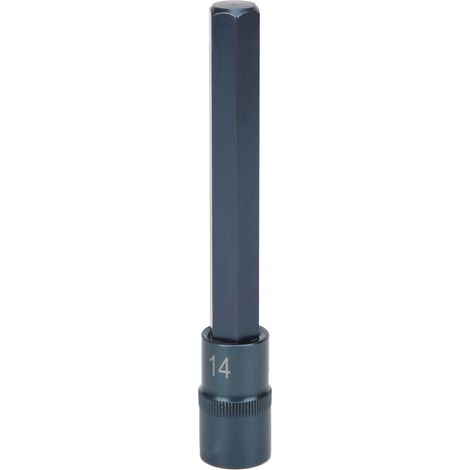 Tournevis à douille hexagonale en acier allié rallongé, embout de vissage 150 x 14 mm, accessoire de clé à vis