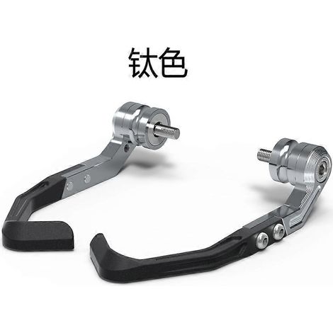 Convient pour la moto Chunfeng 250SR 2022-2023 : freins modifiés, protections de klaxon, protections de fourche et système antichute (titane). (1/5)