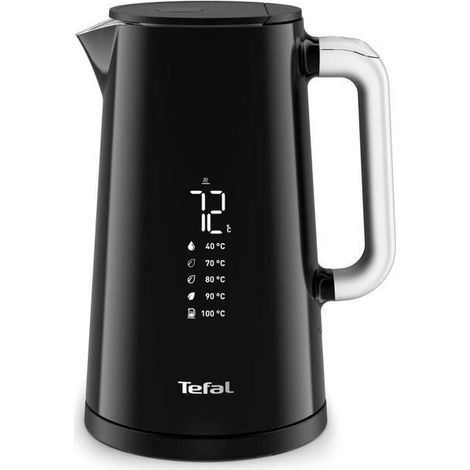 Tefal Hervidor eléctrico 1,7 L, Pantalla digital, Antitacto, 5 temperaturas KO850810