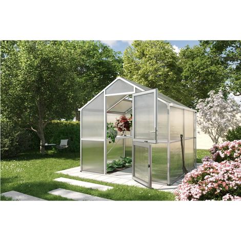 KGT Gewächshaus "Iris II", pressblank, 5 m², 16 mm HKP (1/3)