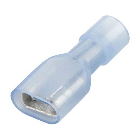 Flachsteckverbinder Vogt 3966 isoliert 6,3 mm blau