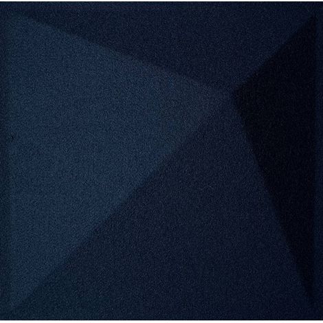 Panneau feutrine - Diamant bleu nuit - 40x40x4,5 cm - 0,16m² (1/2)