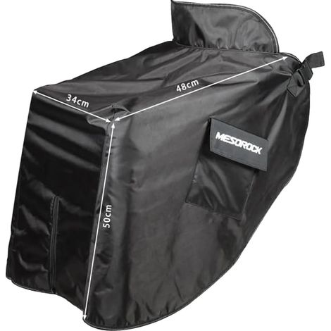 Cubrepiernas de moto, impermeable, forro polar cálido, corto (1/2)