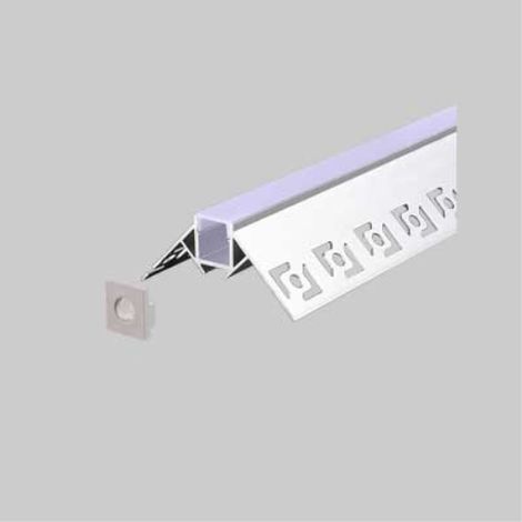 Canalina per strip led '5165' 12x22 mm - barra 2 mt (1/2)