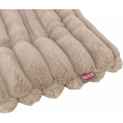 Liegematte Lonni, Cordplüsch 90 x 65 cm, hellbraun