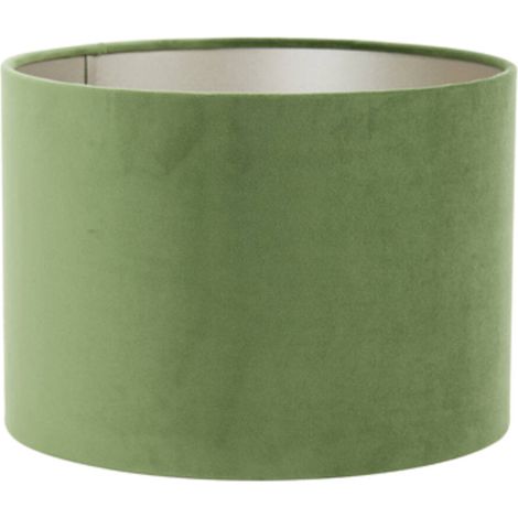 Light & Living - lampenschirm - Velours - grün - textil - Ø 25cm