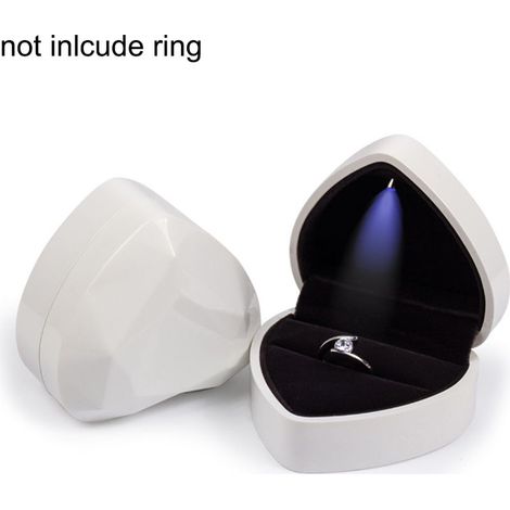 Runde Schmuckschatulle, Aufbewahrungsbox, Wohnaccessoire, ideales Geschenk für einen Heiratsantrag. (1/5)