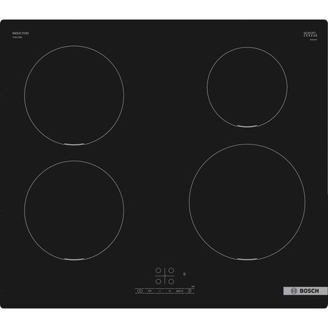 Bosch Serie 4 PUE611BB5D hobs Negro Integrado 59.2 cm Con placa de inducción 4 zona(s)