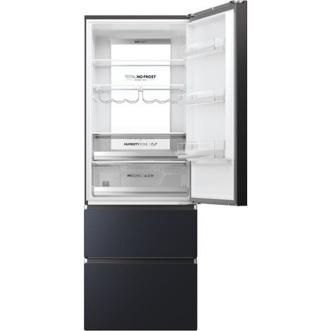 Haier HTW7720ENMB - Frigorifico Combi Nofrost E Alto 200 Cm Ancho 70 Cm Negro (1/5)