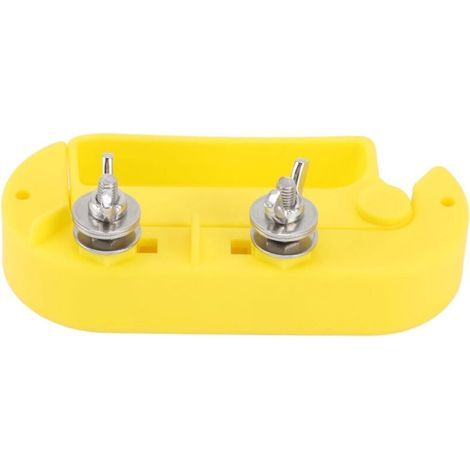 Interrupteur portable pour clôture électrique - Tendeur de fil pour ferme d'élevage - Plastique résistant aux intempéries (1/4)