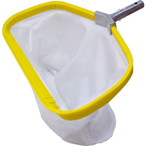 Professionnelle Piscine Épuisette, Lourd Fardeau Filet Profond avec Cadre en Aluminium, Robuste Maille Fine Balai pour Nettoyer Bassin Feuilles Pollens Insectes, Pool Skimmer Rake Net (1/5)