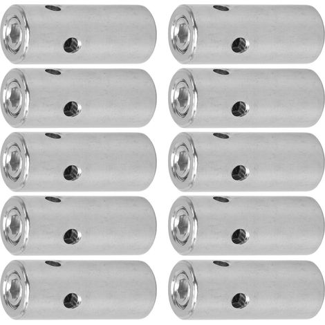 Treillis métallique pour plantes grimpantes d'extérieur, fixations en acier inoxydable, kit de treillis mural végétal, système de câbles à pinces croisées, 10 fixations en acier inoxydable (1/5)
