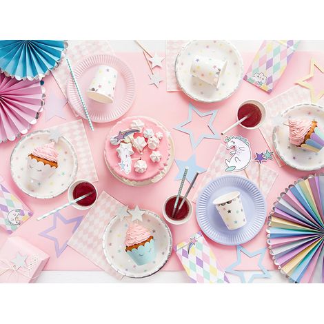 Rosetones decorativos Unicornio, mix (1 paquete / 3 uds.) (1/5)
