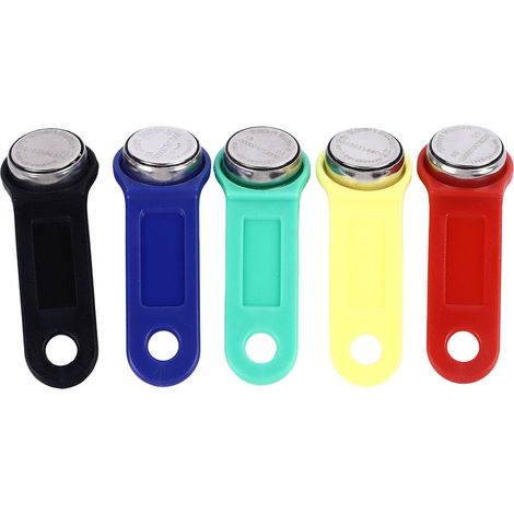 Clé électronique DS1990A, identification rapide et polyvalente, étiquettes IB portables fiables pour serrures de porte.