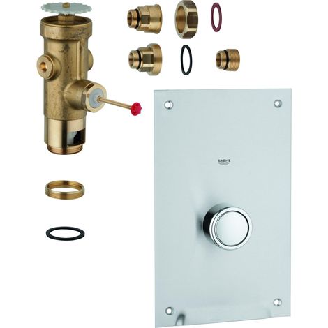 Válvula de descarga para inodoro GROHE DN 20, sin tapón previo (1/3)