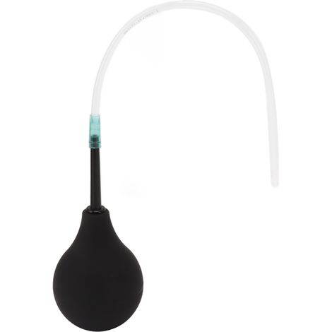 Kit de lavement en silicone avec douchette jetable pour femmes, lavement astringent pour le nettoyage anal, noir, 224 ml (1/5)
