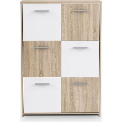Fianna Legno laminato - Quercia Sonoma / bianco (1/3)