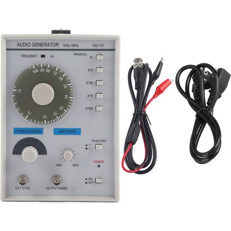 Générateur de signaux basse fréquence TAG‑101 10Hz‑1MHz pour entretien, alimentation 220V (1/5)