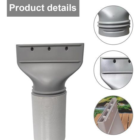Air Conditioner Window Adapter - Flat Hose Adapter,Parts Air Conditioning Hose Adapter,Conditioning Accessories Window Kit,Vent Kit Ac Dryer for Tent Exhaust Systems, Exhaust Port Connector (1/4)